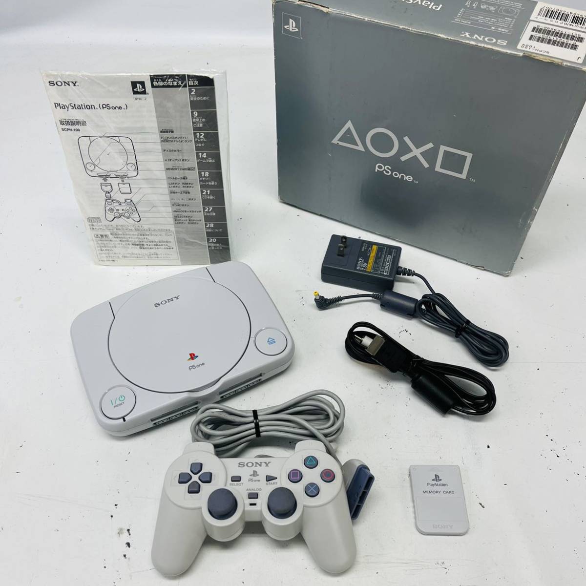 ☆美品・1円〜☆ SONY ソニー PlayStation PSone 本体 コントローラー 