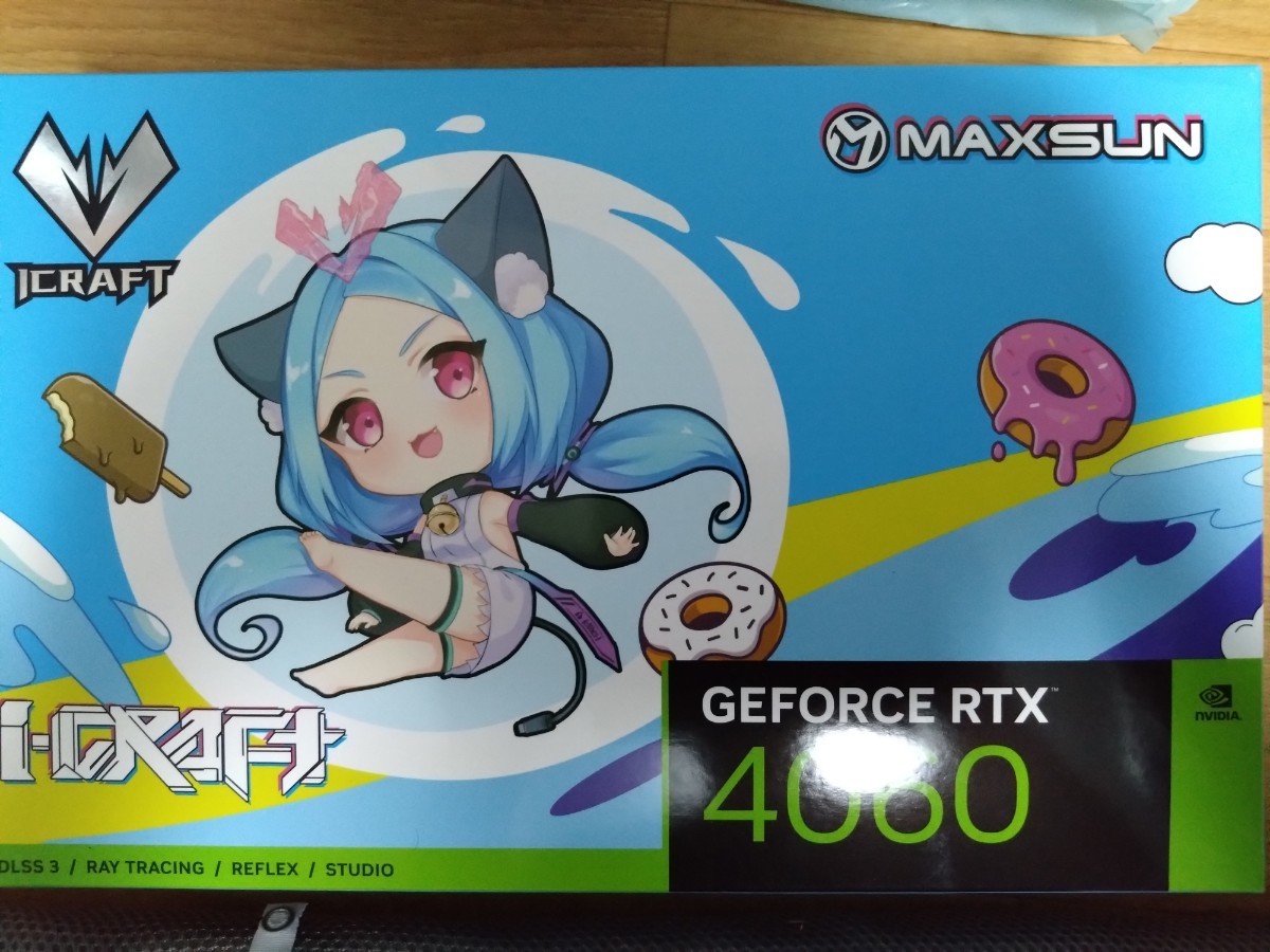 中古完動品］maxsun GeForce iCraft RTX4060 OC Ltd Edition 