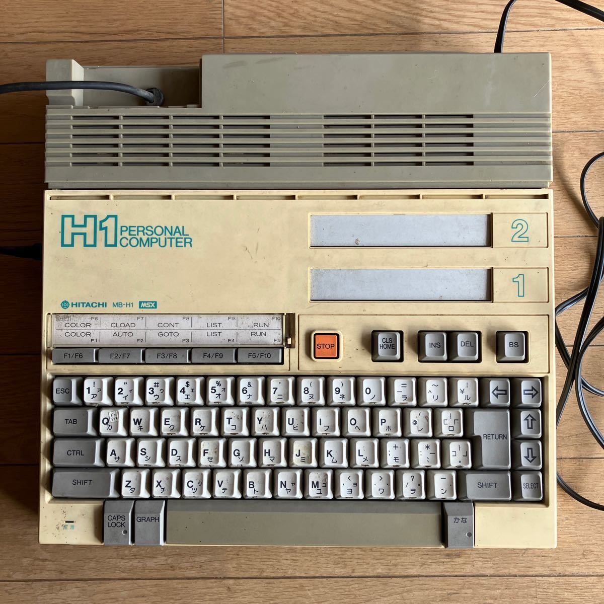 パーソナルコンピュータ HITACHI MB-H1 MSX ジャンク品_2
