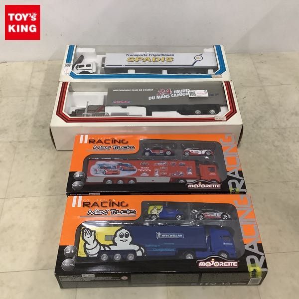 Majorette Maxi Trucks ミシュランセット 1円〜 MAJORETTE 等 COLLECTION RACING Maxi Trucks レーシング