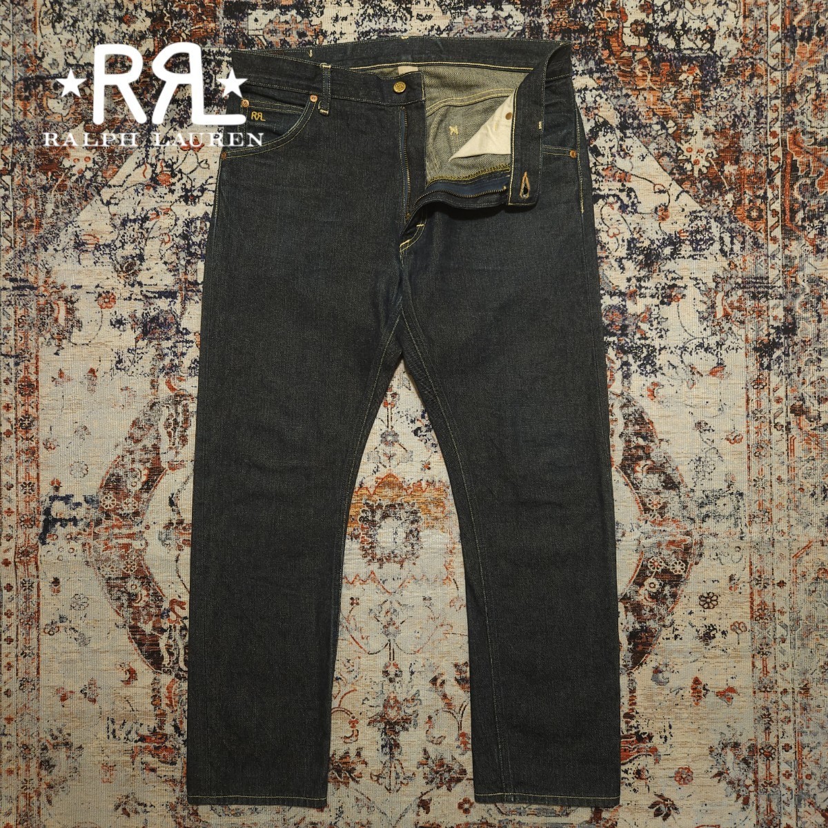 超希少】 RRL Cowboy High Slim Jeans 【33×28】 カウボーイ ハイ 