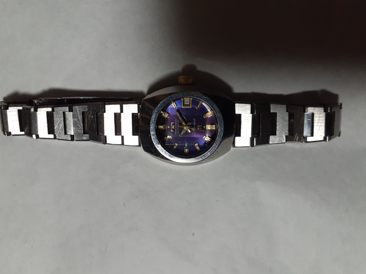 Technos)テクノス)AUTOMATIC.L.ファイヤーバード)L.fire.bird.レディース腕時計。自動巻き&手巻き。昭和レトロ。動作確認済。中古品。_2