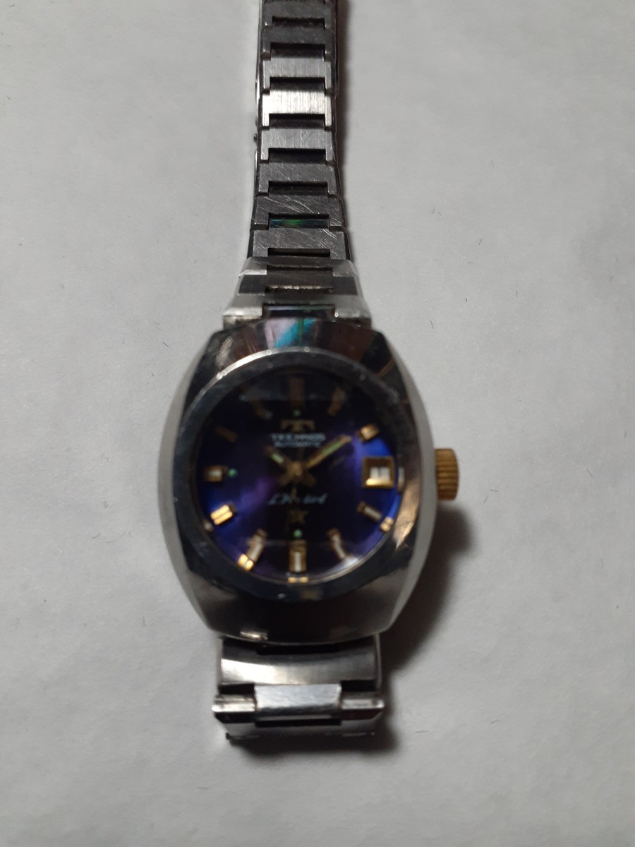 Technos)テクノス)AUTOMATIC.L.ファイヤーバード)L.fire.bird.レディース腕時計。自動巻き&手巻き。昭和レトロ。動作確認済。中古品。_5