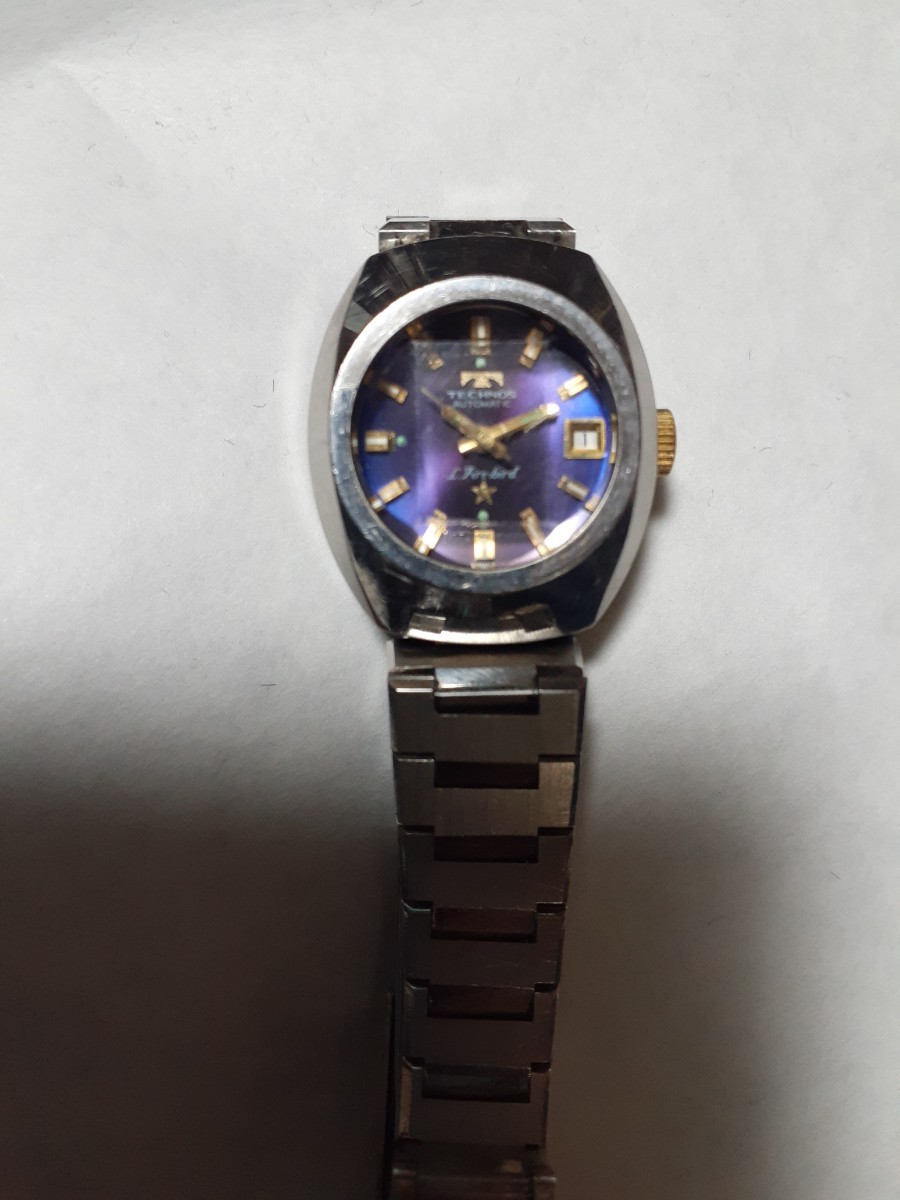 Technos)テクノス)AUTOMATIC.L.ファイヤーバード)L.fire.bird.レディース腕時計。自動巻き&手巻き。昭和レトロ。動作確認済。中古品。_9