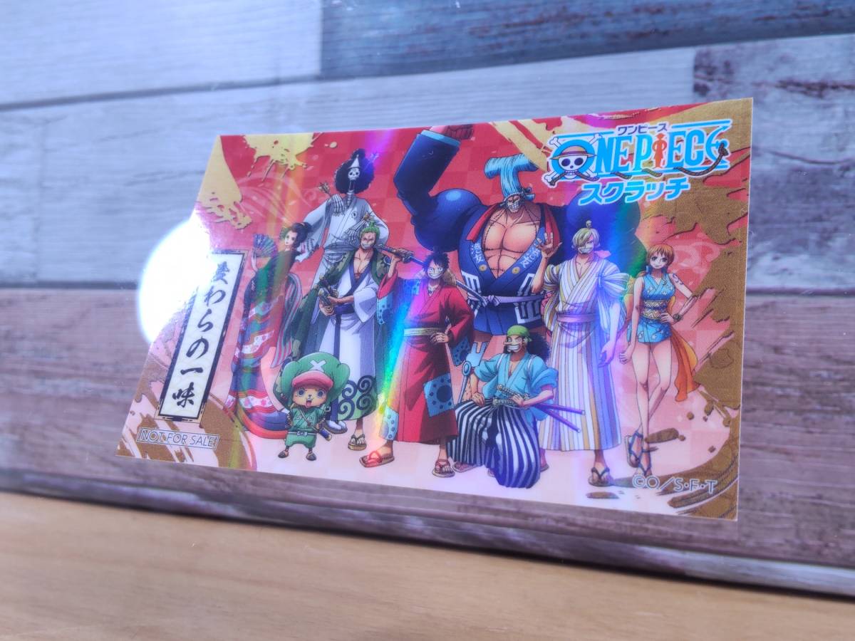 【未使用美品】ワンピース スクラッチステッカー13枚 － ルフィ太郎・おナミ・サン五郎・おロビ・ウソ八・フラの介・ホネ吉_10