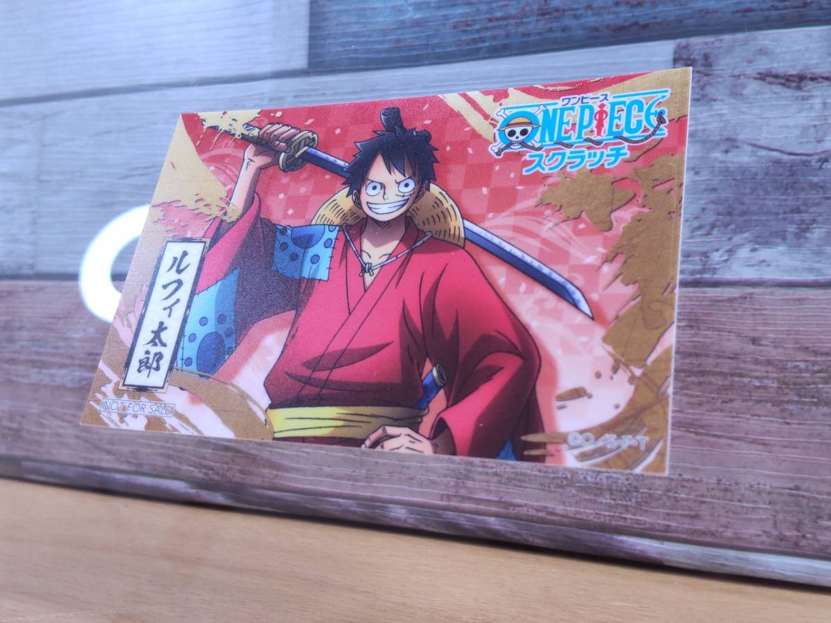 【未使用美品】ワンピース スクラッチステッカー13枚 － ルフィ太郎・おナミ・サン五郎・おロビ・ウソ八・フラの介・ホネ吉_3
