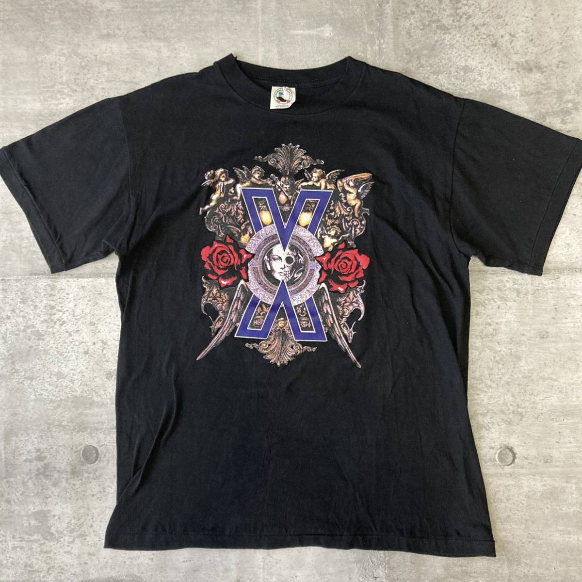 1円 90s X Tシャツ 1991年 XJAPAN vintage バンドT ビンテージ 古着 美 
