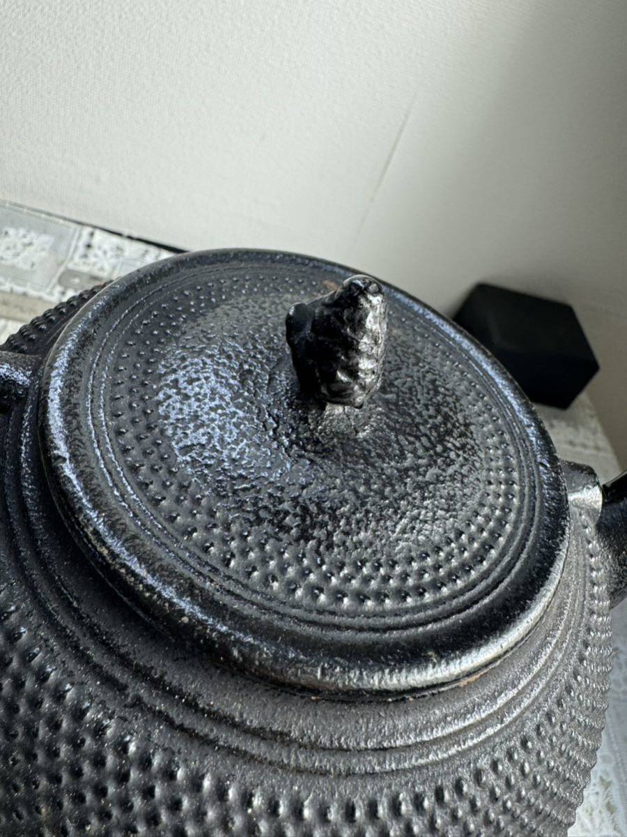 鉄瓶 南部鉄器 南部 盛栄堂 在銘 現状未使用長期保管品 中古 茶道具