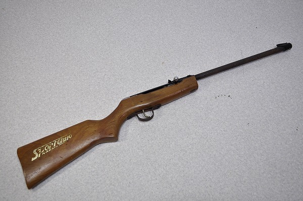 昭和レトロ□射的 Nakaya Sport Gun ナカヤ スポーツガン 木製 コルク