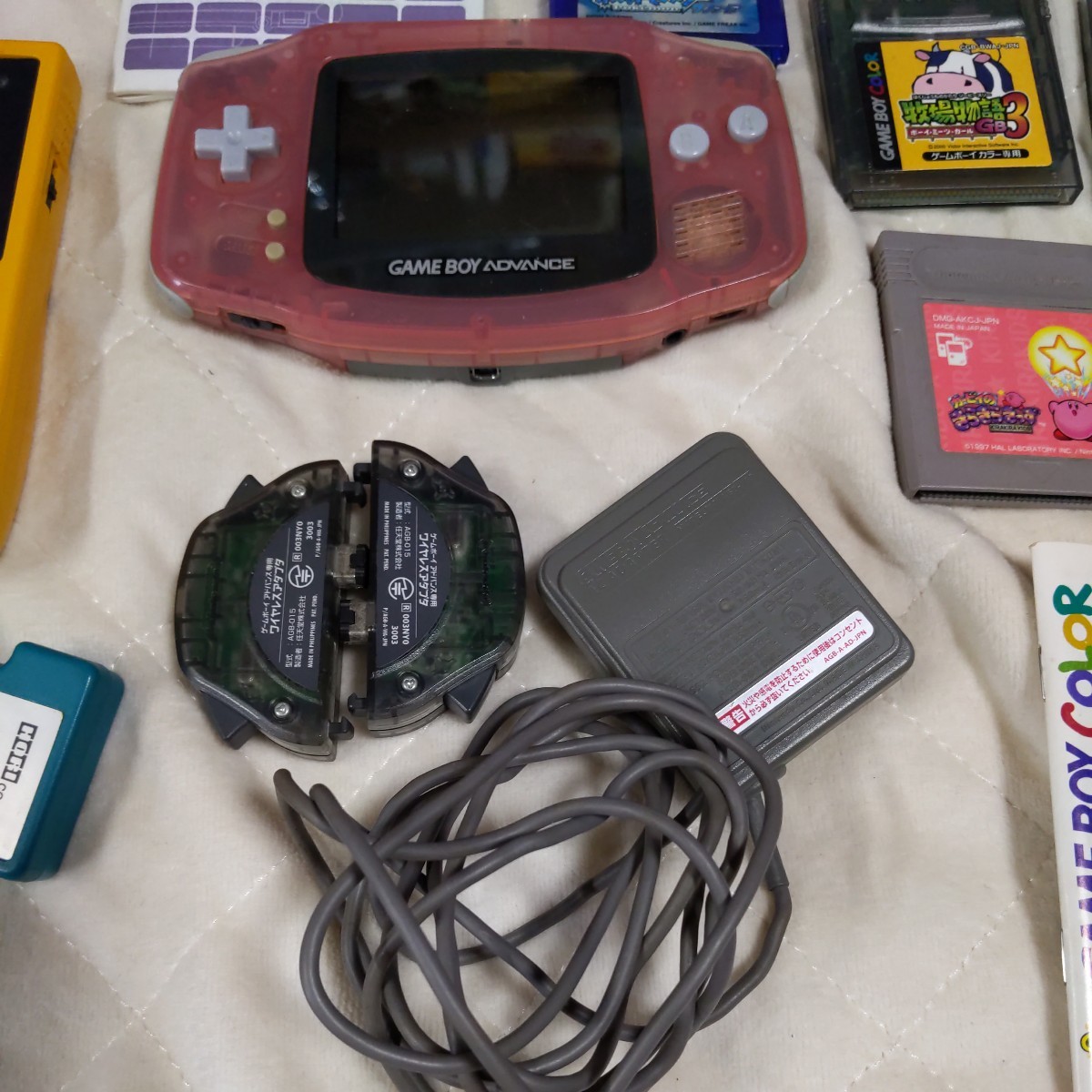 任天堂 ゲームボーイカラー 赤 黄 2台 アドバンス ニンテンドー 本体3