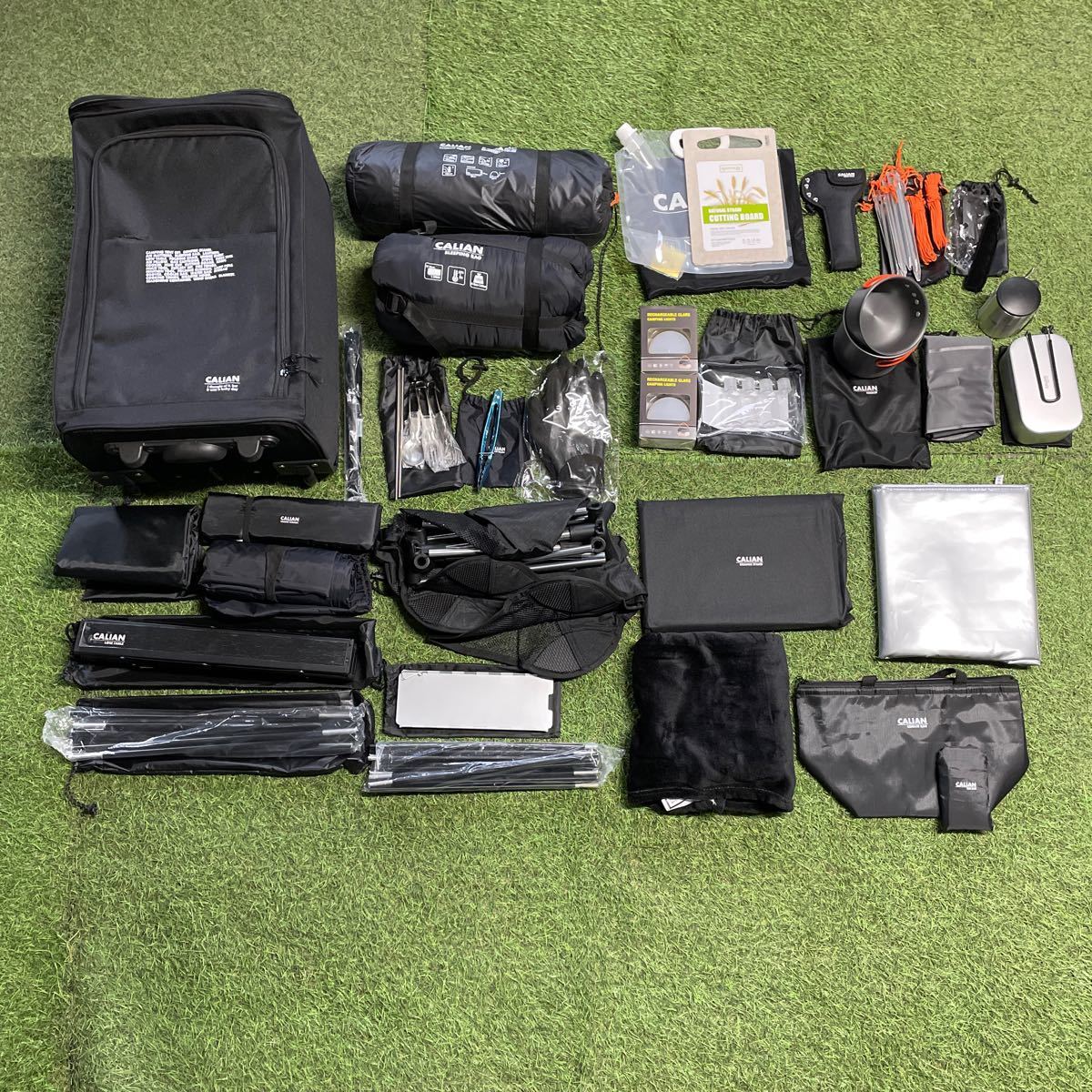 愛知 新品 キャリアン CALIAN E+CAMPソロキャンプ セット（SH074 R 