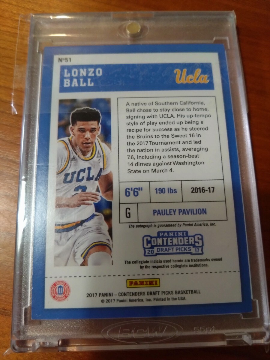 Lonzo Ball RC Auto Panini /23_2