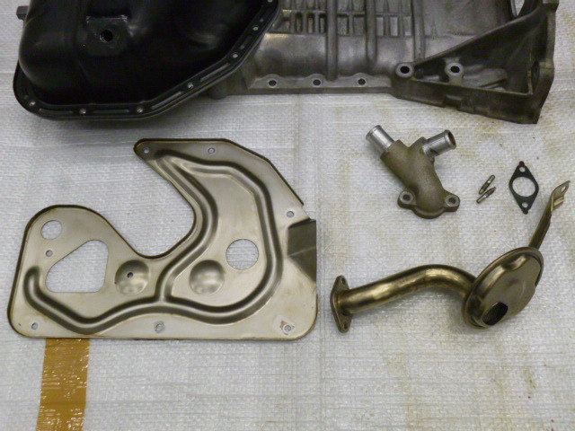 トヨタ JZS161 アリスト ２JZ-GTE 純正 オイルパン セット 洗浄済み 1JZ JZX110 JZX100 JZX90 流用にも_2