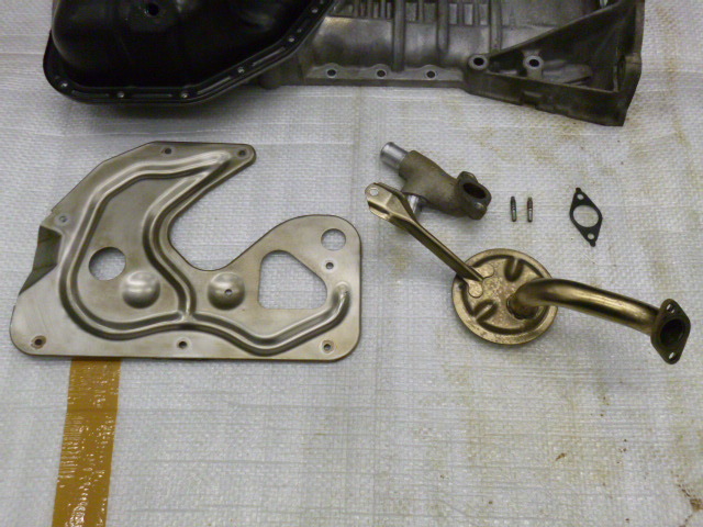 トヨタ JZS161 アリスト ２JZ-GTE 純正 オイルパン セット 洗浄済み 1JZ JZX110 JZX100 JZX90 流用にも_3