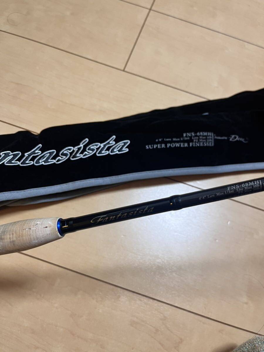 美品 アブガルシア ファンタジスタ ディーズ FNS68MH パワーフィネス