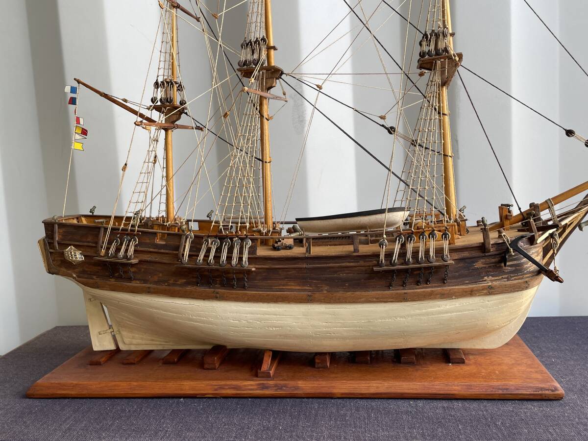 木製帆船模型/HMS BOUNTY/HMSバウンティ/イギリス海軍武装輸送船