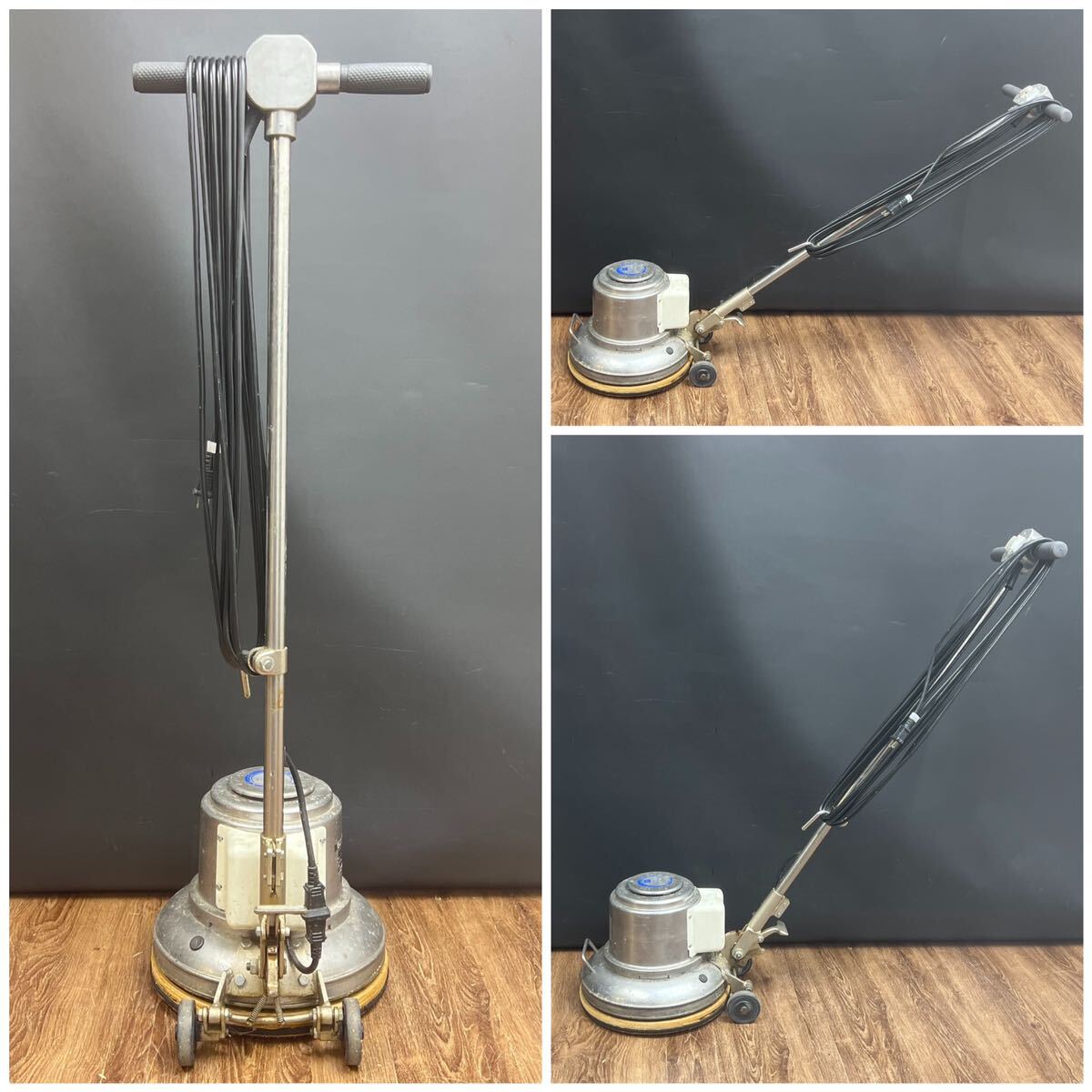 ○動作品□電動ポリッシャー MARUBAYASHI 業務用 床清掃 フロア 