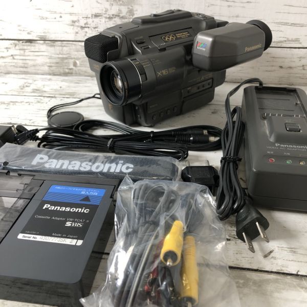 8P76 Panasonic S-VHS-C ムービーカメラ NV-S9 パナソニック カメラ