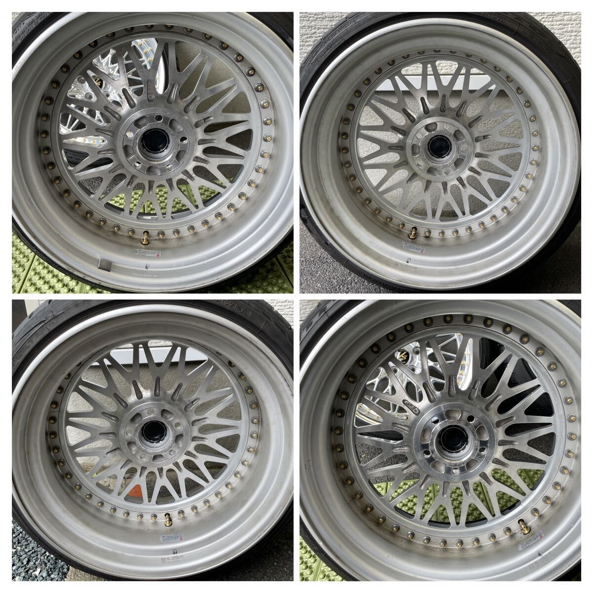 美品】WORK VSXV 19インチ 9J−4 10J+8 深リムPCD114.3 5H セダン