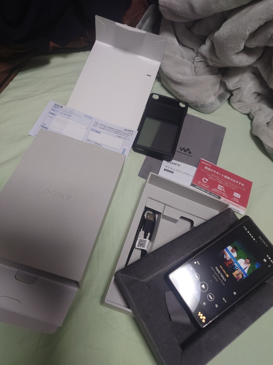 ソニーウォークマン【NW-WM1AM2】とケース付/1円スタート（ケースは使用感あり）_7