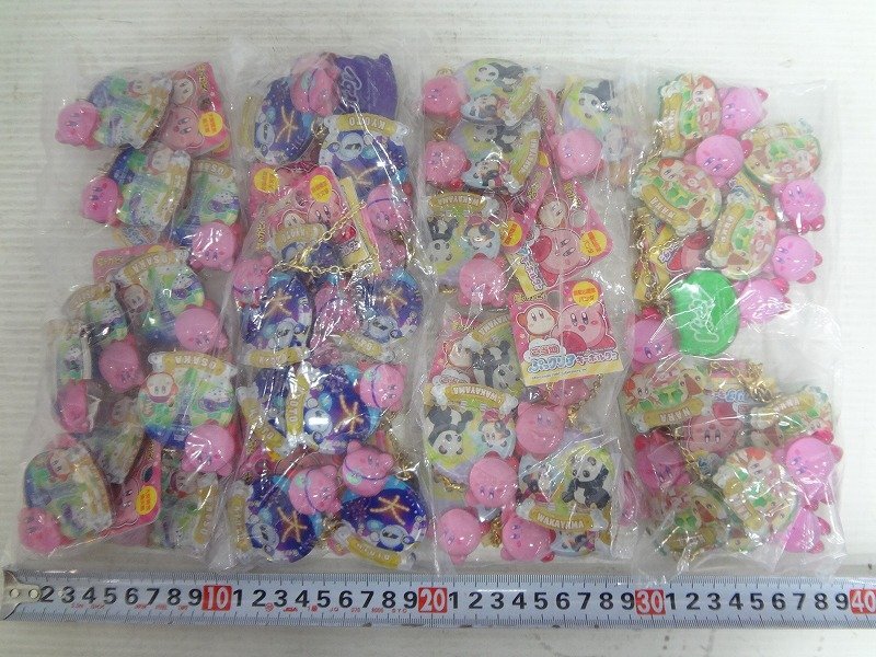 Kリや3508 新品 星のカービィ ご当地ぷっクリアキーホルダー 21種類 計185点 カービィ グッズ アニメ 大量 まとめ売り_3