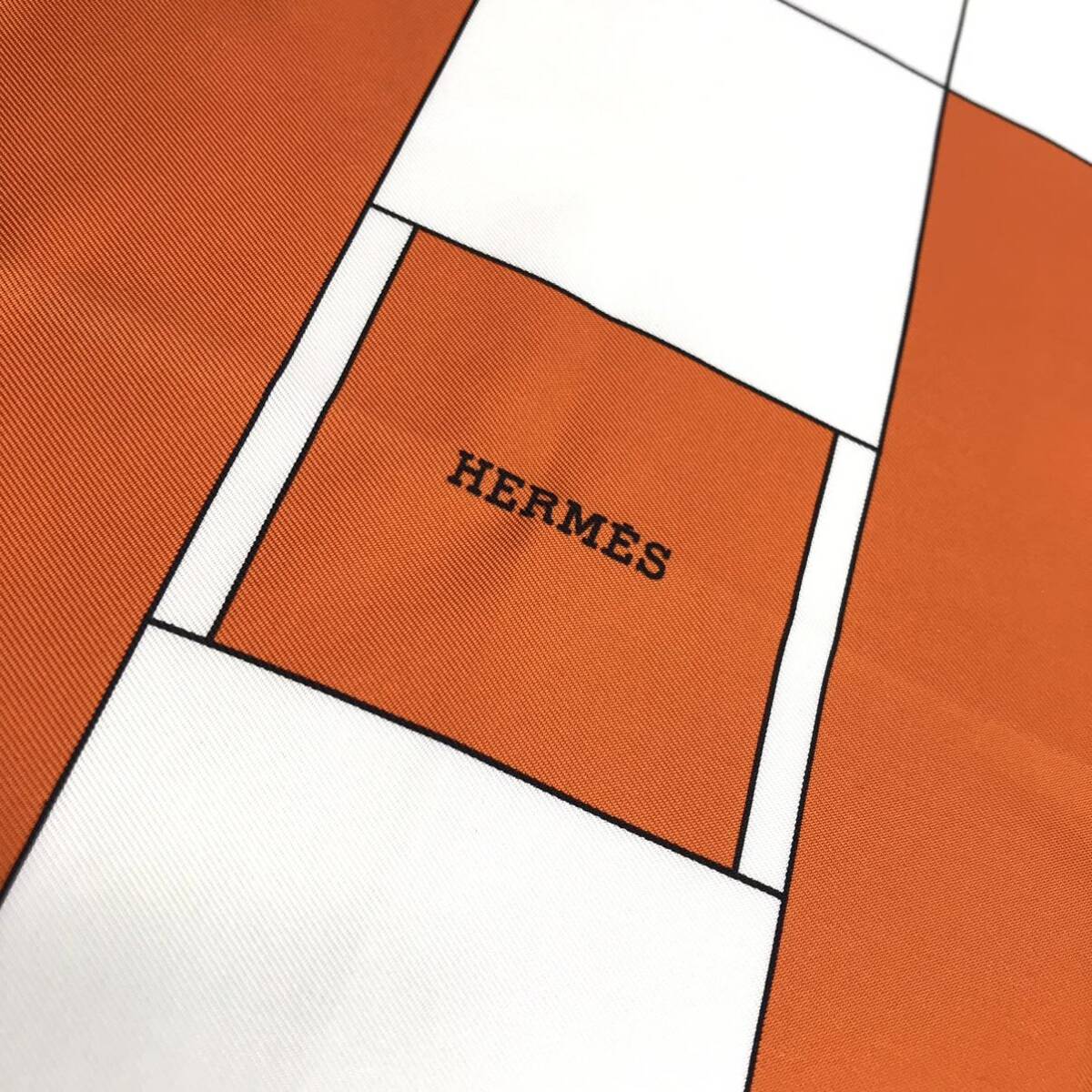 ☆未使用／超希少／箱・タグ付☆HERMES エルメス カレ45 GINZA2001