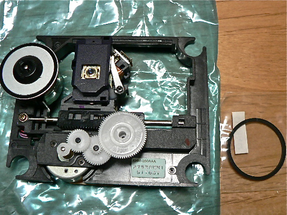 ジャンク修理に ONKYO FR-7GXDV対応 ピックアップとベルト 新品(DVD