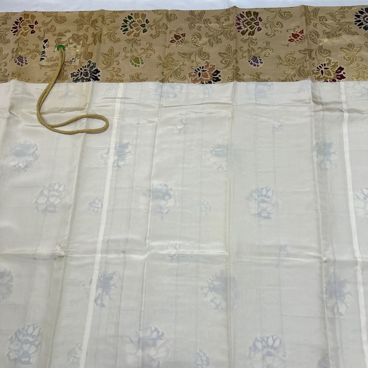 美品 曹洞宗 【金襴九条袈裟】【金襴座具】【金襴帽子】合用 禅 正絹