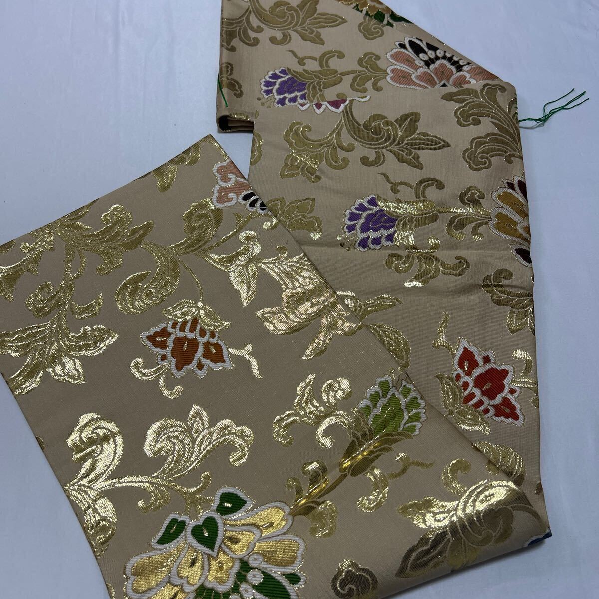 美品 曹洞宗 【金襴九条袈裟】【金襴座具】【金襴帽子】合用 禅 正絹
