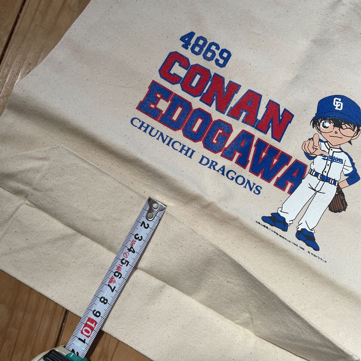 名探偵コナン×中日ドラゴンズ　コラボトートバッグ ドジャースみたいキャンパストートバッグ エコバッグ _4