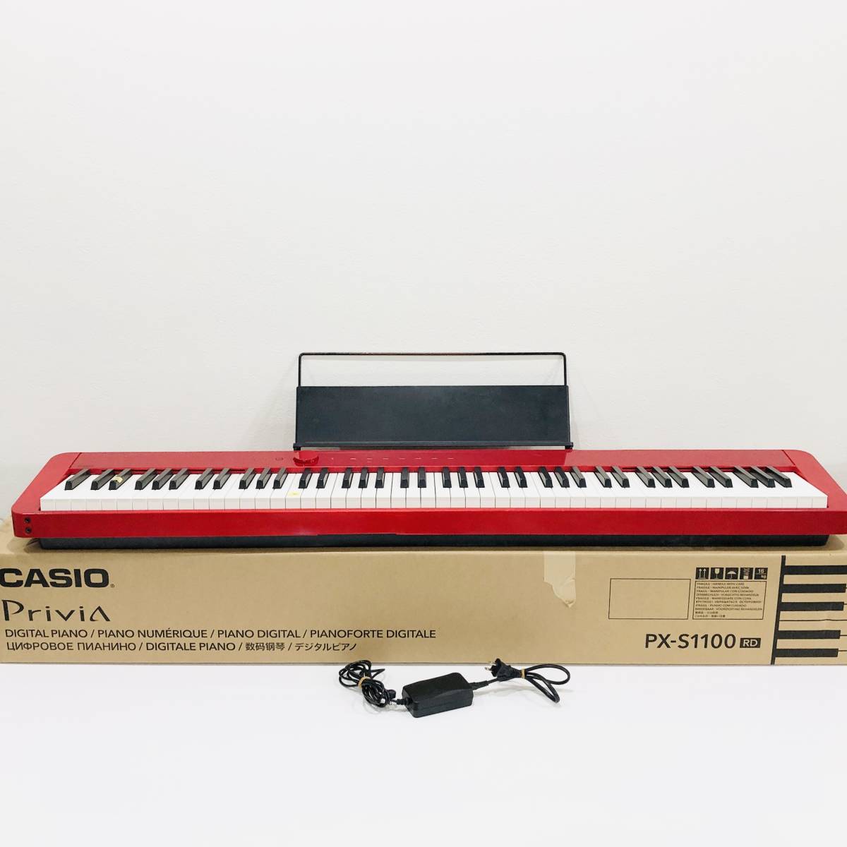 ○カシオ PX-S1100 電子ピアノPriviA CASIO レッド 88鍵盤 デジタル