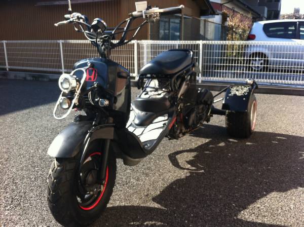 ホンダ　ズーマー　トライク仕様 国産 ホンダ ズーマー トライク 125ccインジェクションエンジン(51cc