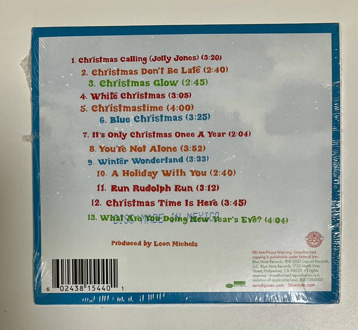 未開封CD　ノラ・ジョーンズ I dream Christmas 紙ジャケ仕様　Norah Jones 洋楽　輸入盤_2