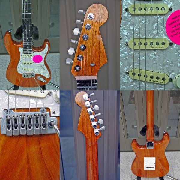 Warmoth製ボディ&ネック Custom Hawaiian Koa Stratocaster新品(本体