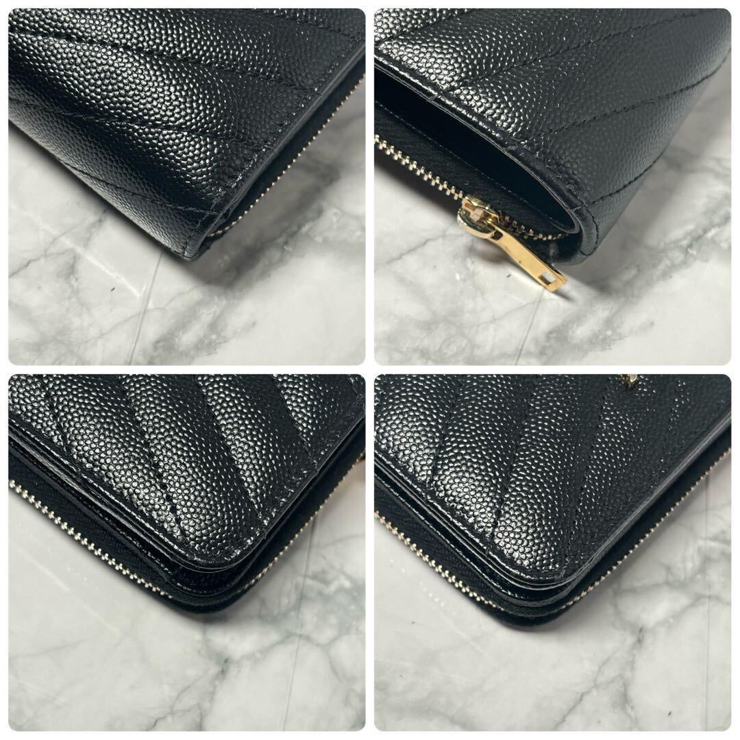 極美品☆付属品完備】サンローラン saint laurent 二つ折り財布