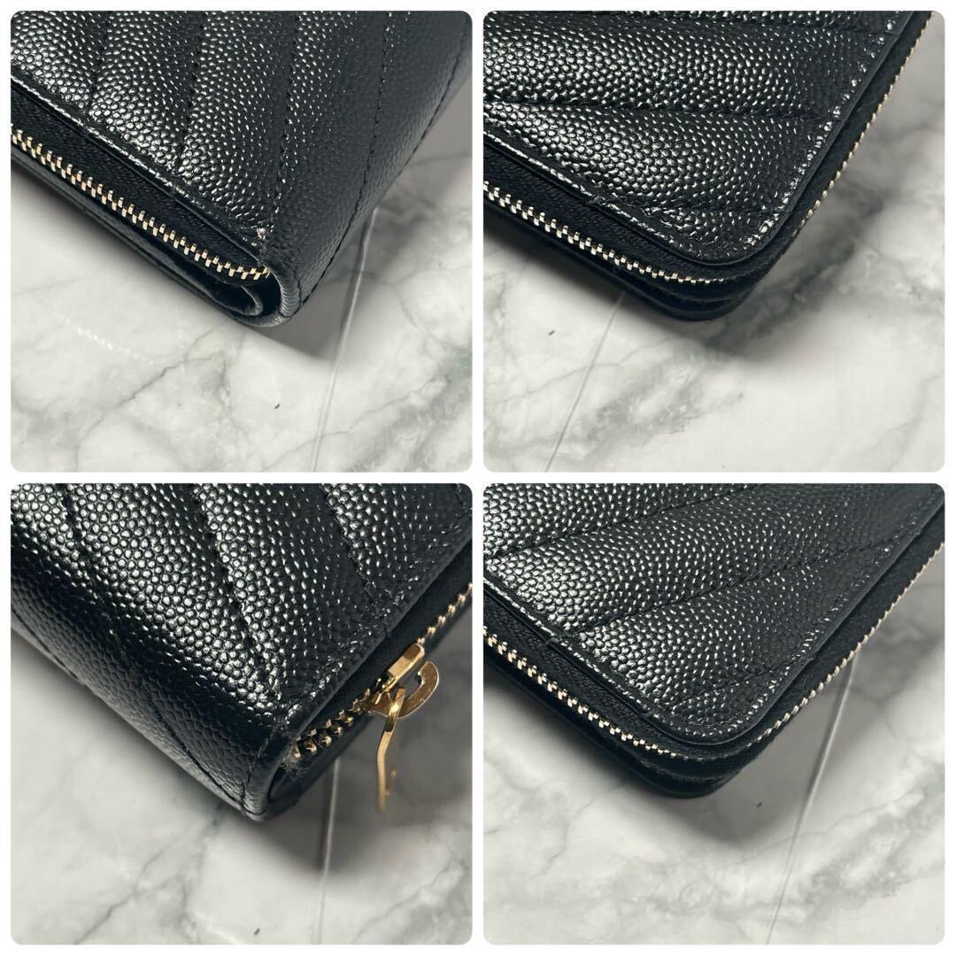 極美品☆付属品完備】サンローラン saint laurent 二つ折り財布