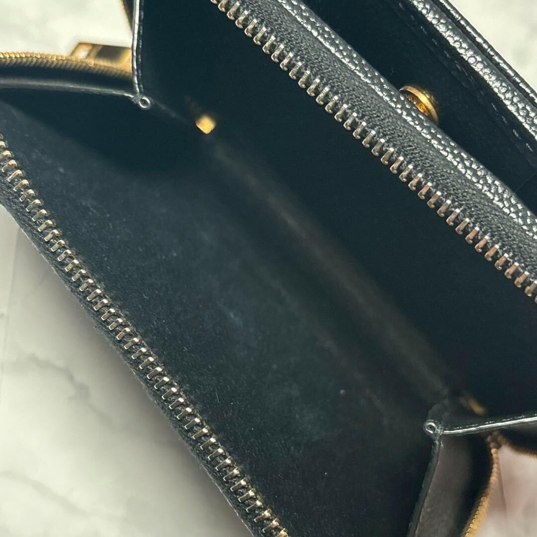 極美品☆付属品完備】サンローラン saint laurent 二つ折り財布