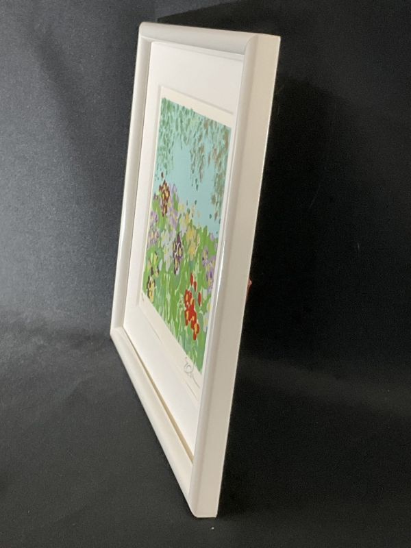 真作□シルクスクリーン□イーダ・ヴァリッキオ EDA Varricchio□花