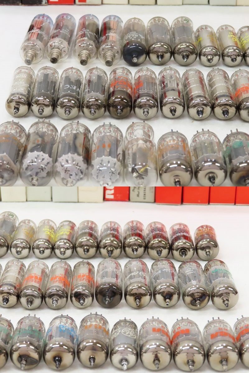 Lot De Tubes 12AY7 – Sylvania GE, Plaques Grises, Rares, En Boîte
