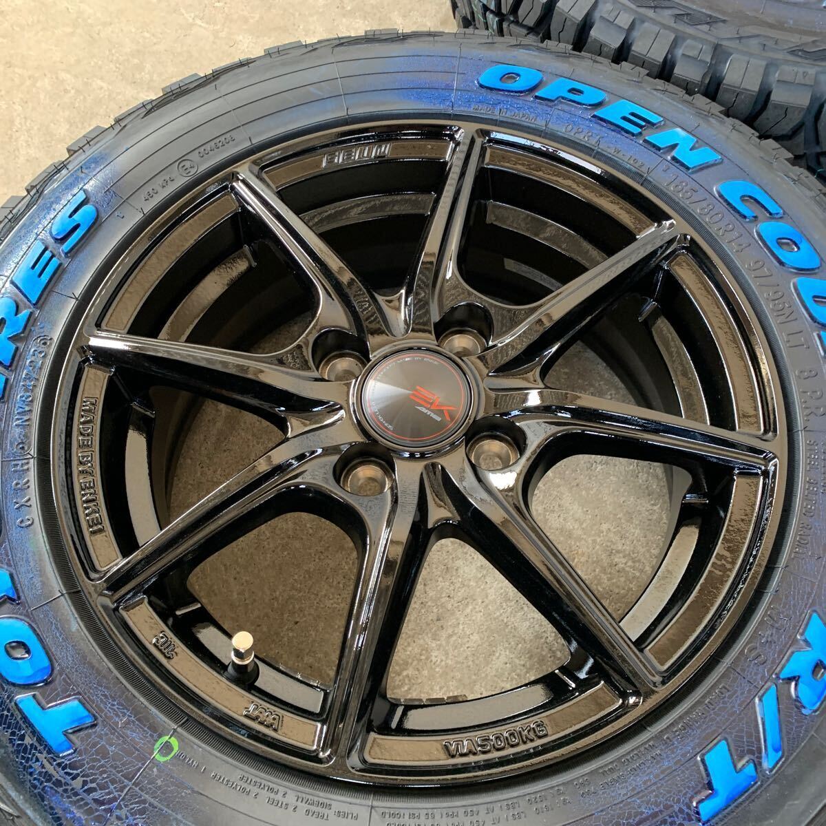 セット販売 SEIN EK】TOYOオープンカントリーRT 165/80R14ホワイトレター