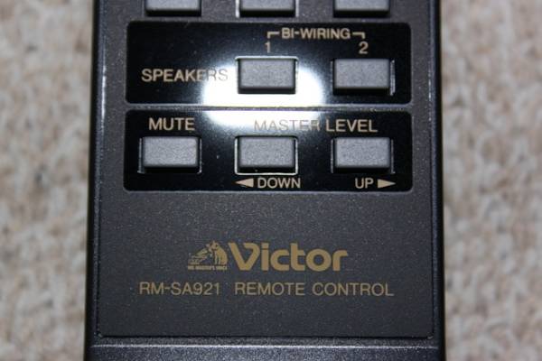 Victor リモコン RM-SA921 ◎◎ Victor プリメインアンプAX-Z921用リモコン RM-SA921