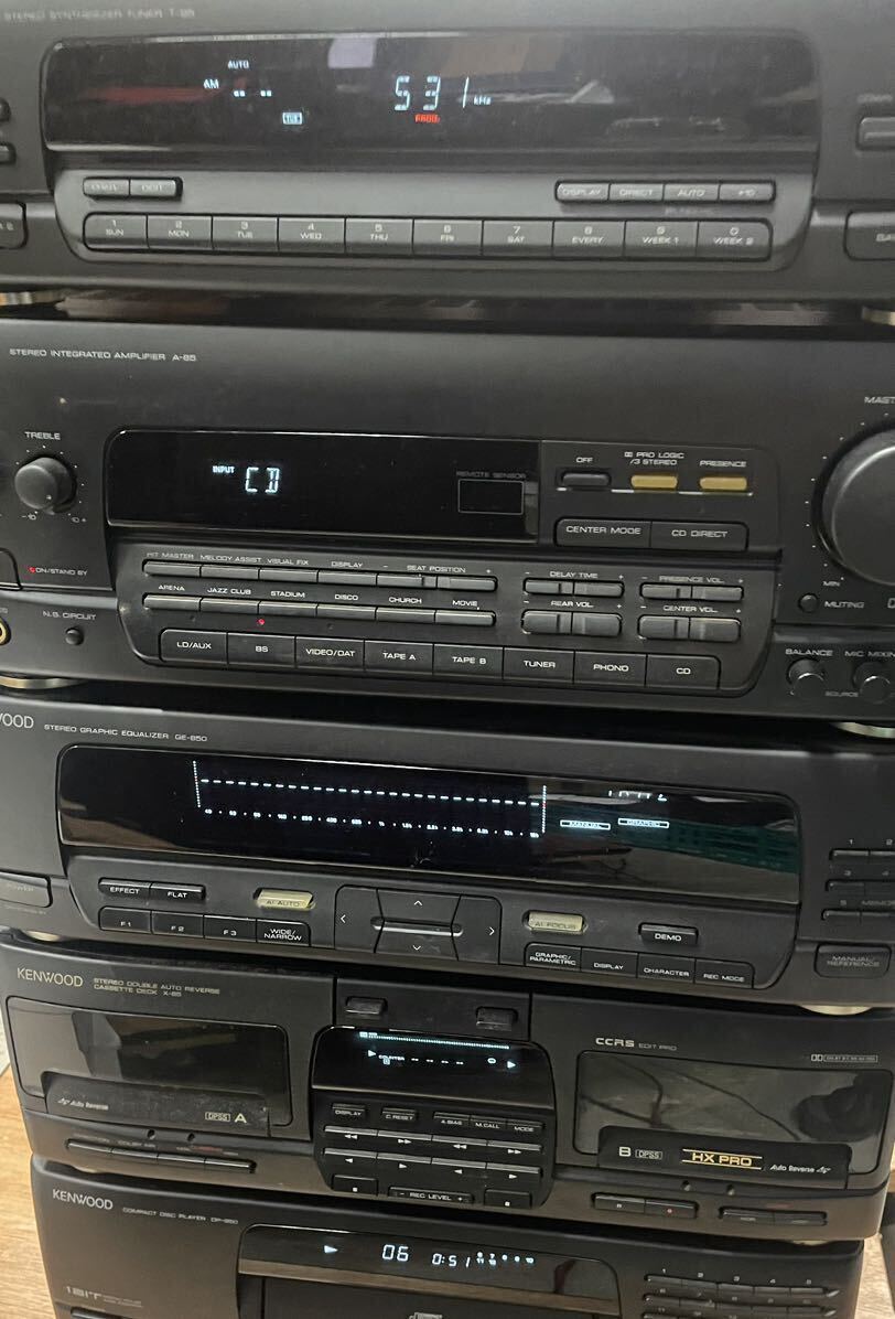 通電確認のみ】KENWOOD ケンウッド ROXY L5 ロキシー オーディオ機器