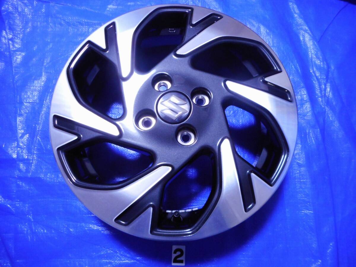 MK54Sスペーシアカスタム純正ホイール1,000km未満良品　たか品 良品 スペーシア カスタム MK54S MK94S 純正 アルミホイール 1本 15