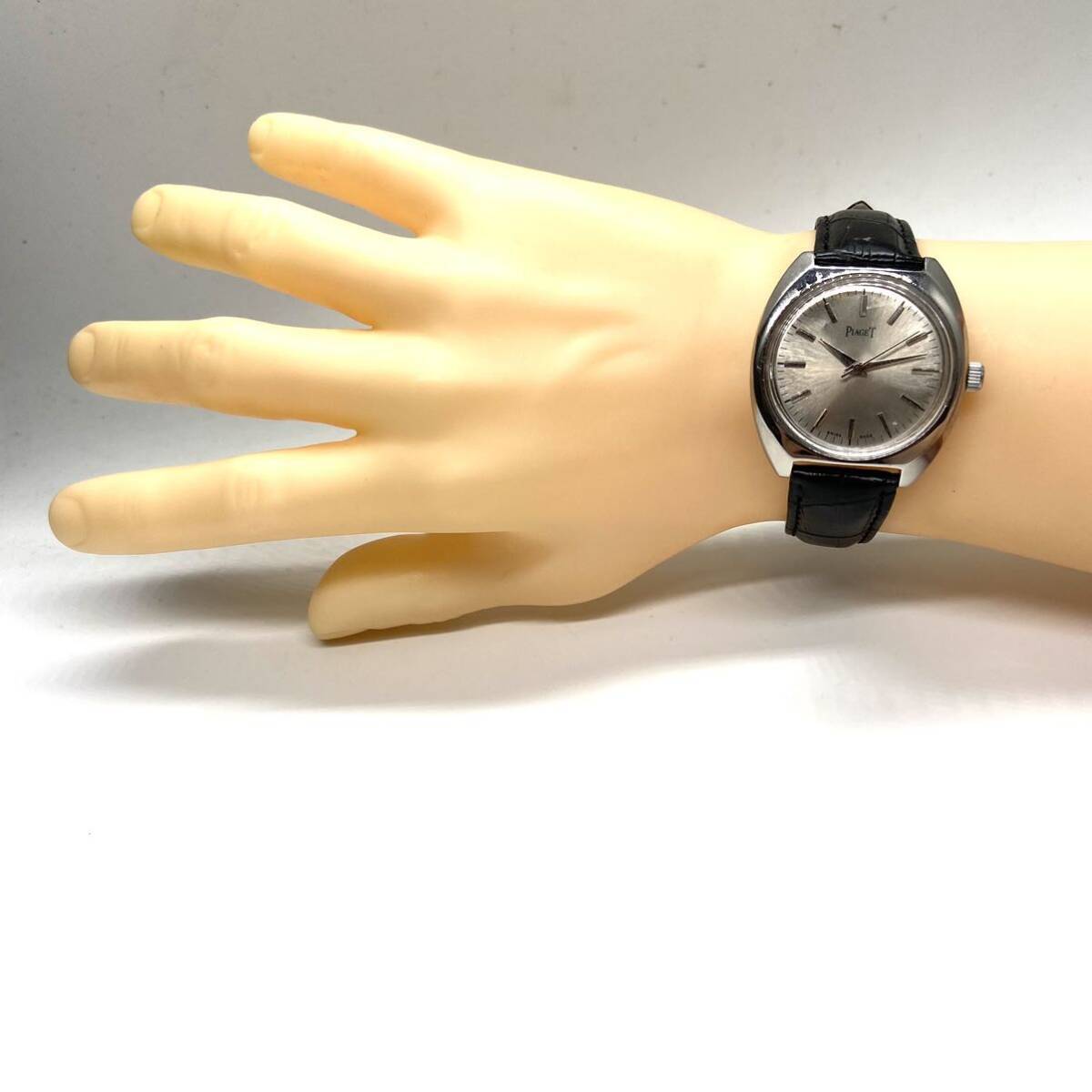 ★極美品! 動作良好! ピアジェ piaget手巻き 腕時計 アンティーク ビンテージ ウォッチ メンズ レザー ラウンド 高級ブランド 即納 m1_10