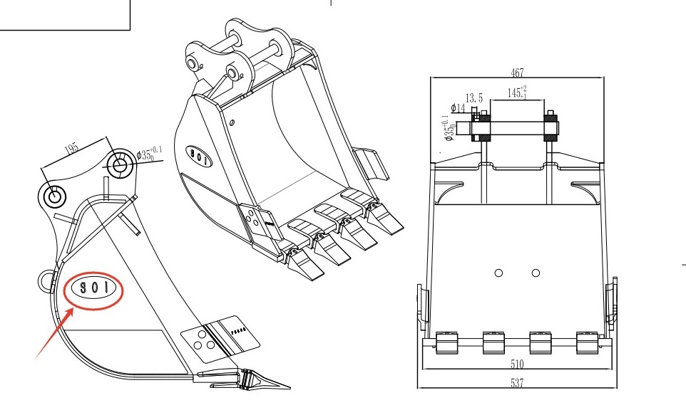 Pc28uu Radiator Flow コマツ KOMATSU PC28UU PC28UU-2E PC28UU-3 PC30-1 PC30-3 PC30-5 PC30-6 ピン径 ...