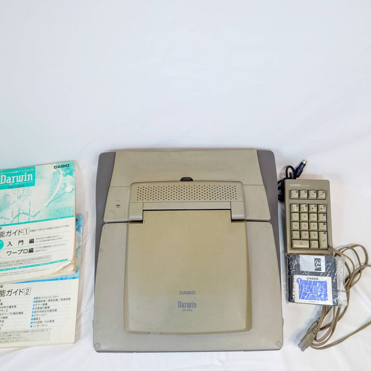 CASIO ワープロ Darwin GX-1000 日本語ワードプロセッサ テンキーユニット KY-H10 カシオ 動作確認済み_1