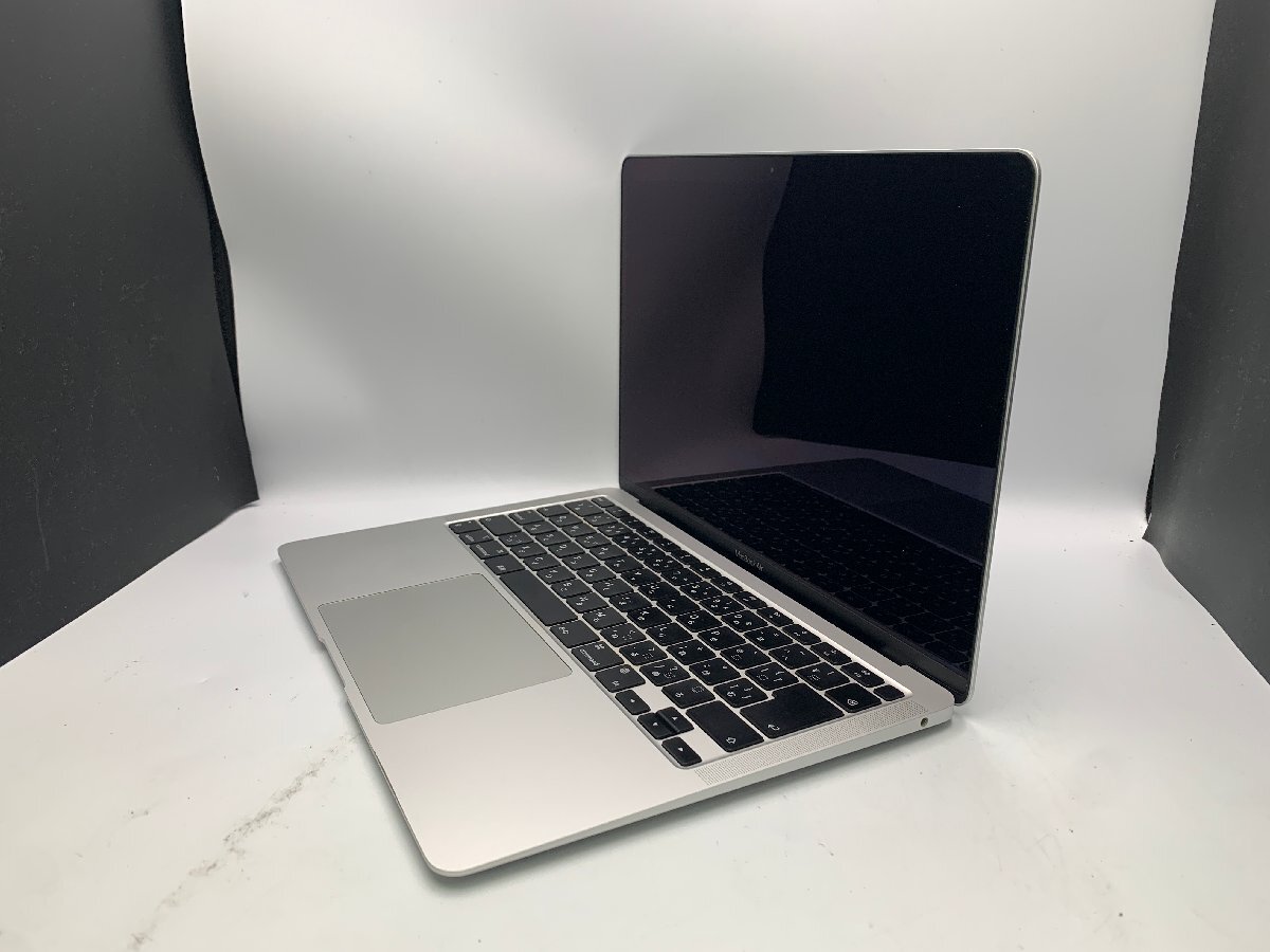 ハード王】1円～/ノート APPLE MacBookAir A2337 EMC3598/APPLE M1/8GB 