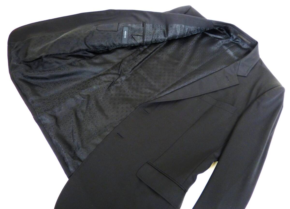 グッチ GUCCI セットアップ 7-56R シングル 2ッ釦スーツ 総裏柄
