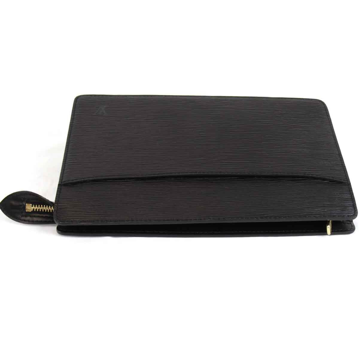 『USED』 LOUIS VUITTON ルイ・ヴィトン M52522 セカンドバッグ ブラック エピレザー
