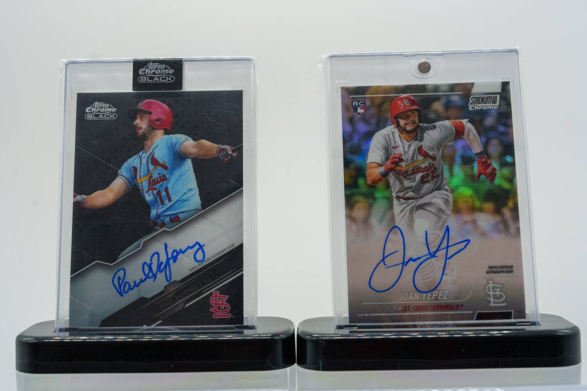 1円スタート】ST. LOUIS CARDINALS Topps Auto set 直筆サインカード 9